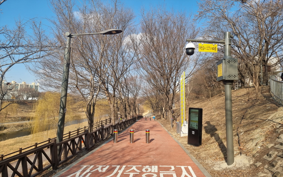 [시공사례] 서울특별시 강남구 양재천 스마트 하천 진출입 원격차단시스템 설치